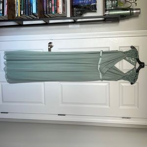 David’s bridal sage green bridesmaid dress! Never worn! New with tags